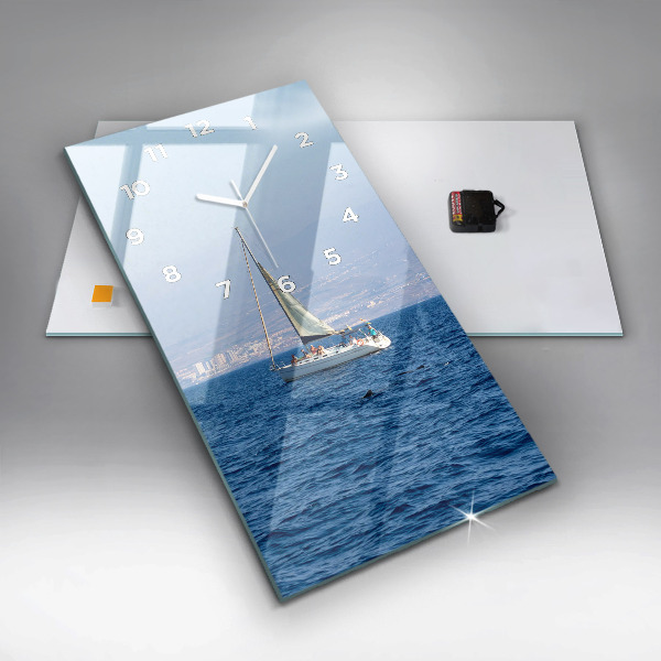 Vertikálne hodiny Jachta na Tenerife