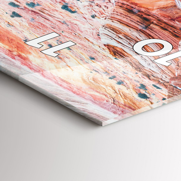 Vertikálne hodiny Malebný Grand Canyon