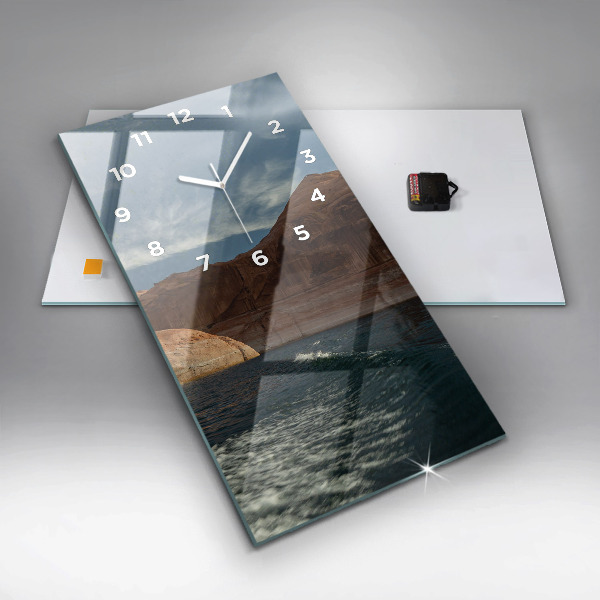 Vertikálne hodiny Osoba vodné lyžovanie