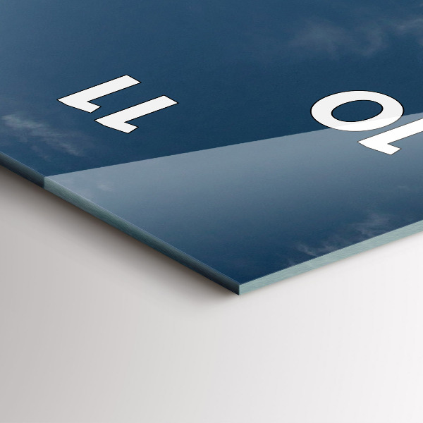 Vertikálne hodiny Osoba vodné lyžovanie