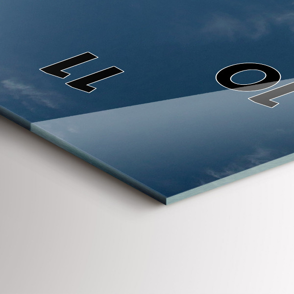 Vertikálne hodiny Osoba vodné lyžovanie