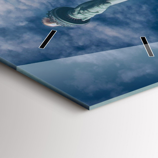 Vertikálne hodiny Socha slobody v New Yorku