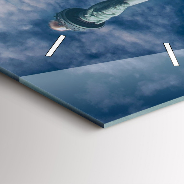 Vertikálne hodiny Socha slobody v New Yorku