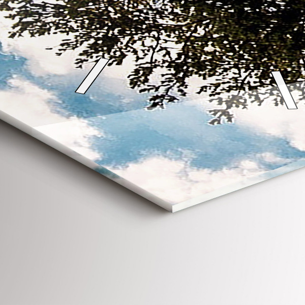 Vertikálne hodiny Strom na kopci