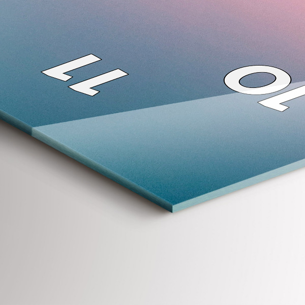 Vertikálne hodiny Skaly pri západe slnka