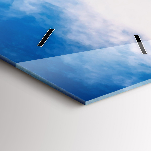 Vertikálne hodiny Vodopád na Islande