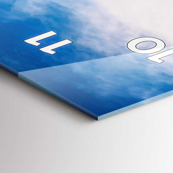 Vertikálne hodiny Vodopád na Islande