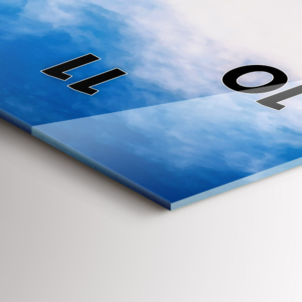 Vertikálne hodiny Vodopád na Islande