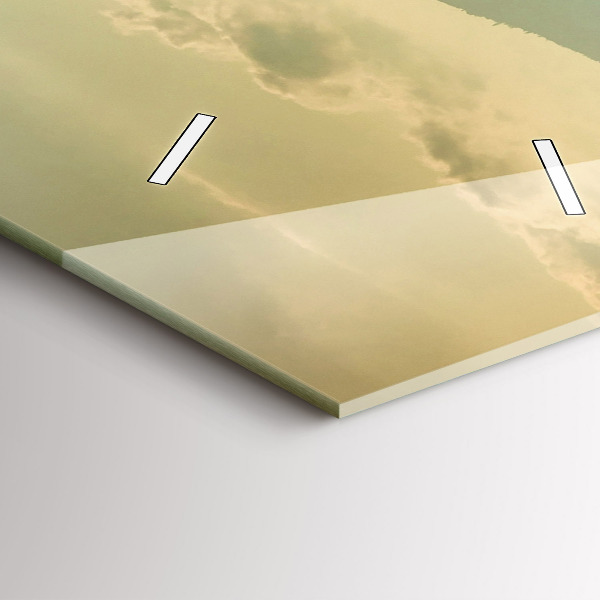 Vertikálne hodiny Horská krajina