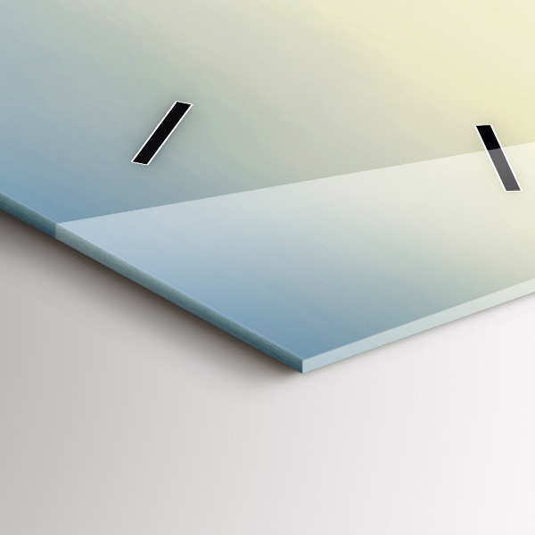 Vertikálne hodiny Západ slnka nad horami