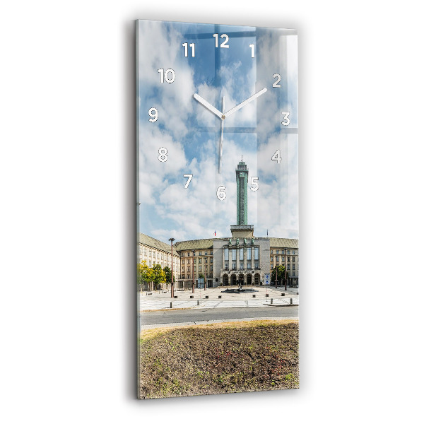 Vertikálne hodiny Panoráma mesta Ostrava