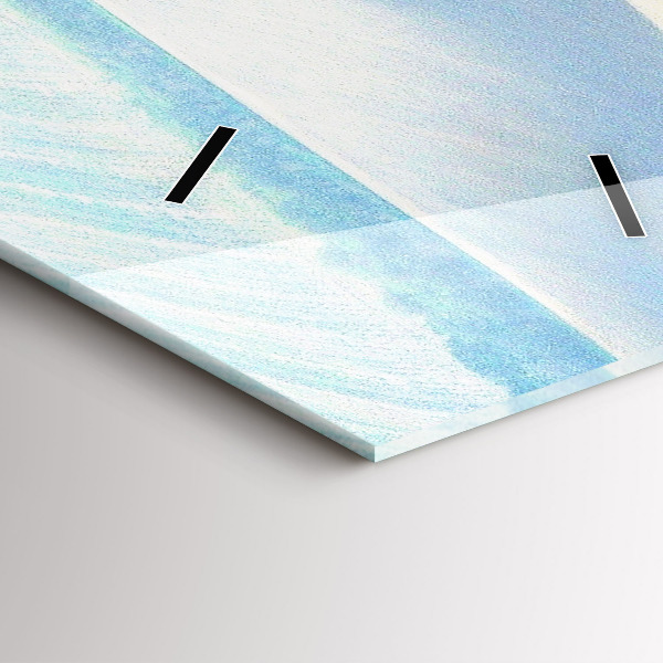 Vertikálne hodiny Moravská vidiecka krajina