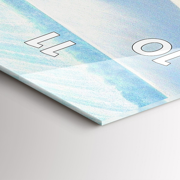 Vertikálne hodiny Moravská vidiecka krajina