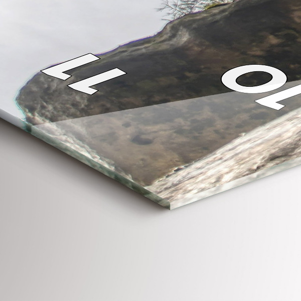 Vertikálne hodiny Skalné mesto v Českej republike