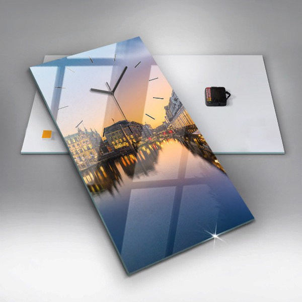 Vertikálne hodiny Hamburgská radnica