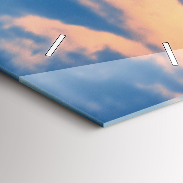 Vertikálne hodiny Pohľad na radnicu