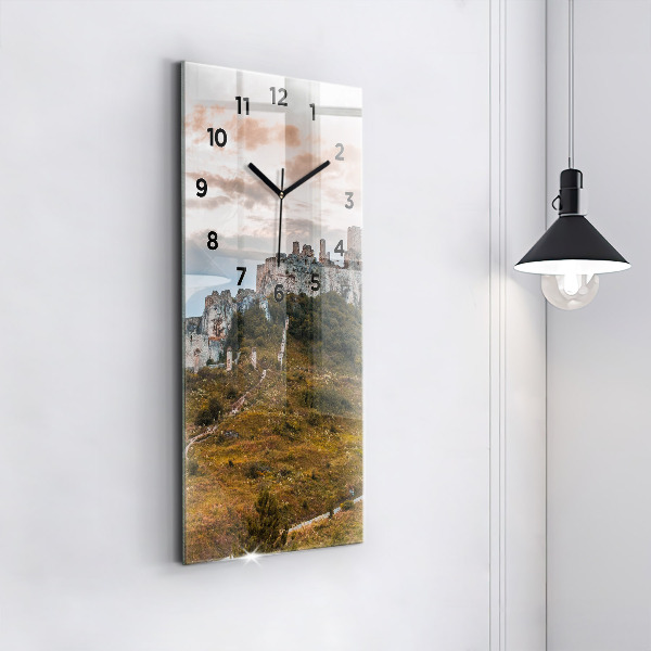 Vertikálne hodiny Spišský hrad na Slovensku