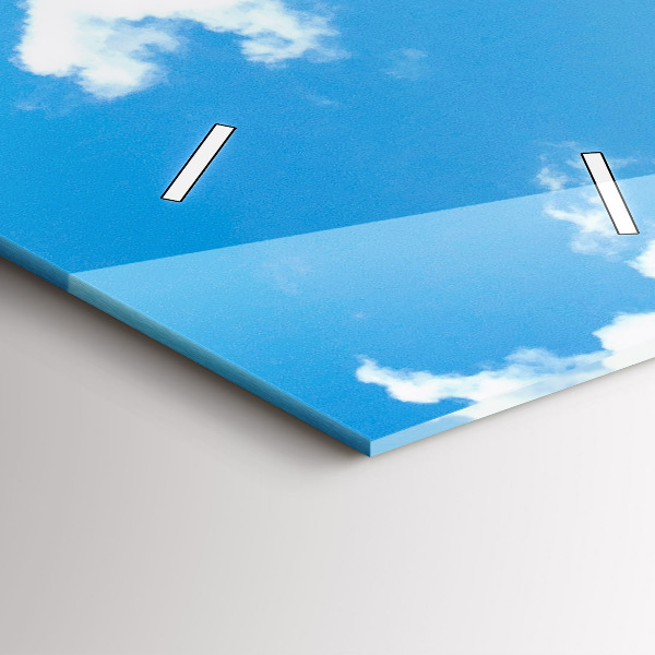 Vertikálne hodiny Skalnatá krajina