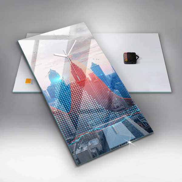 Vertikálne hodiny Mrakodrapy vo Philadelphii