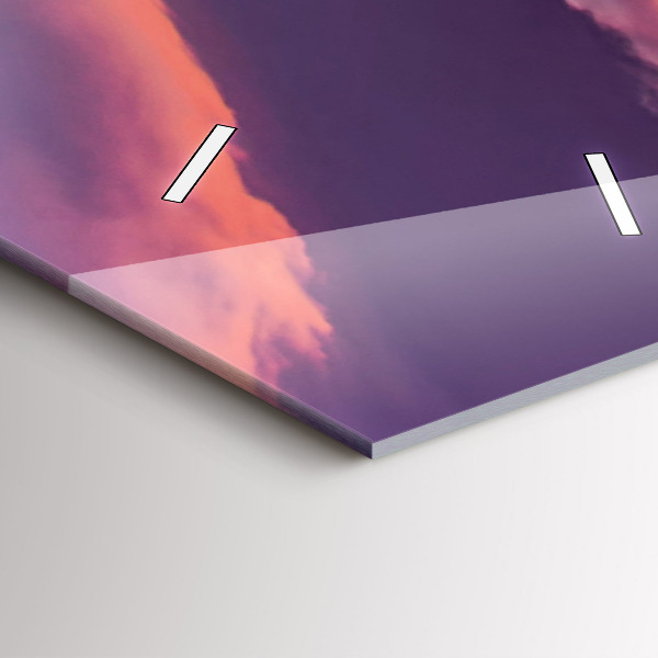 Vertikálne hodiny Kalifornský východ slnka