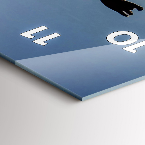 Vertikálne hodiny Španielsky tanec na mori