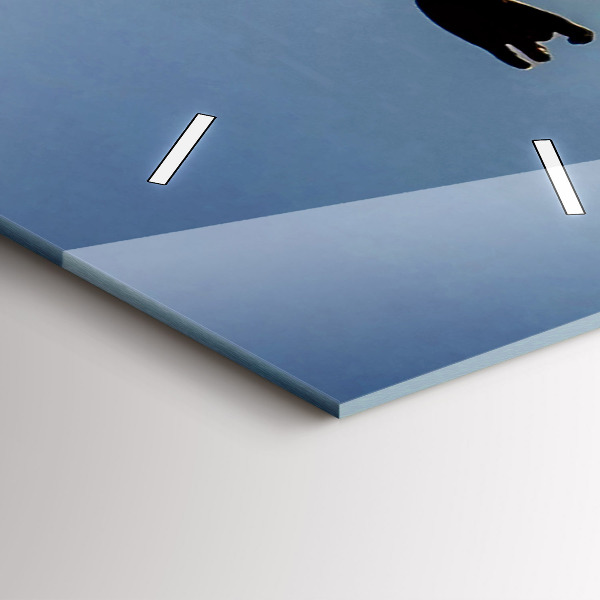 Vertikálne hodiny Španielsky tanec na mori