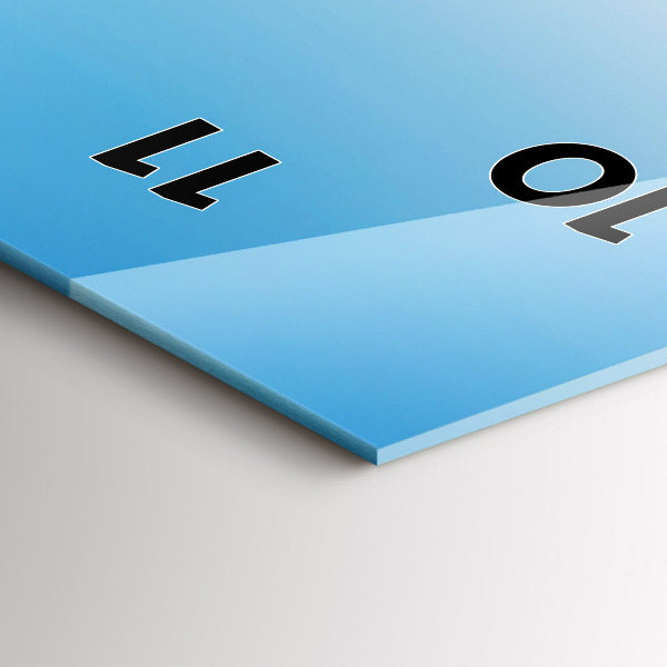 Vertikálne hodiny Ľadovec Mont Blanc Chamonix