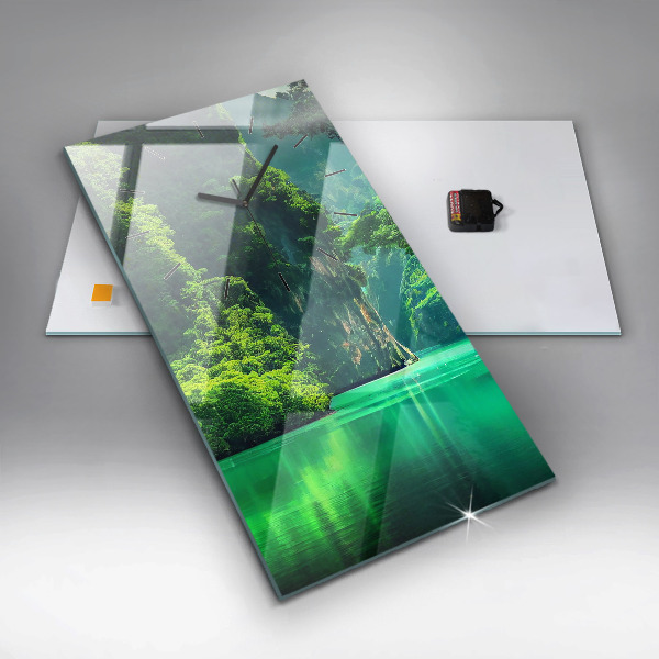 Vertikálne hodiny Prírodná krajina Thajska