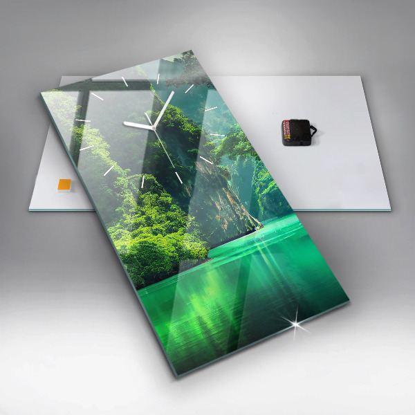 Vertikálne hodiny Prírodná krajina Thajska