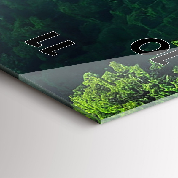 Vertikálne hodiny Prírodná krajina Thajska