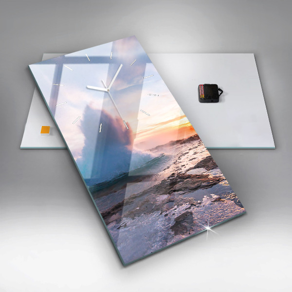 Vertikálne hodiny Gejzír na ostrove Island