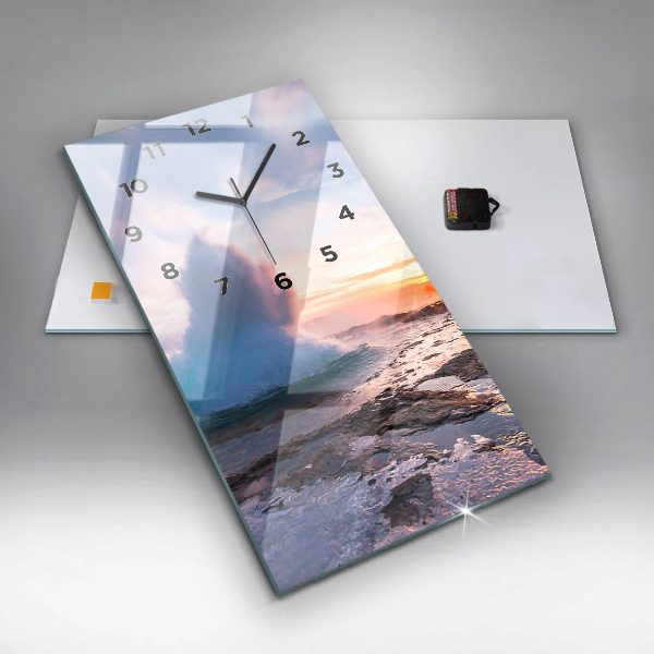 Vertikálne hodiny Gejzír na ostrove Island