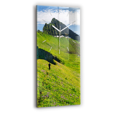 Vertikálne hodiny Islandská rezervácia Hornstrandir