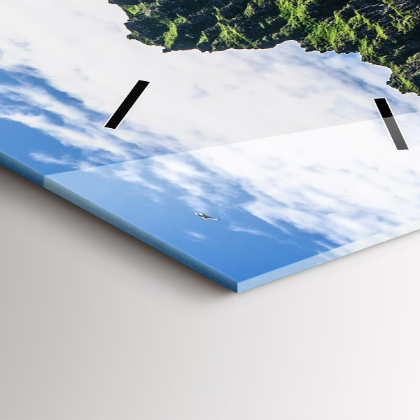 Vertikálne hodiny Islandská rezervácia Hornstrandir