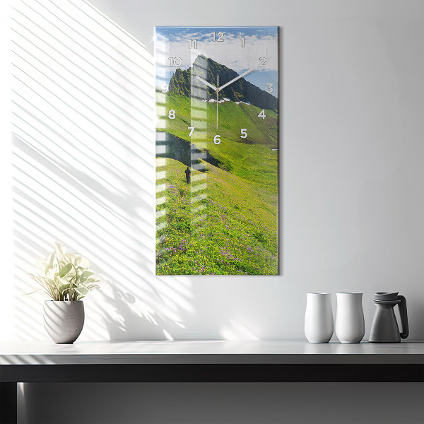 Vertikálne hodiny Islandská rezervácia Hornstrandir