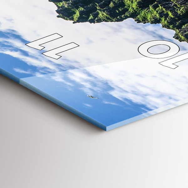 Vertikálne hodiny Islandská rezervácia Hornstrandir