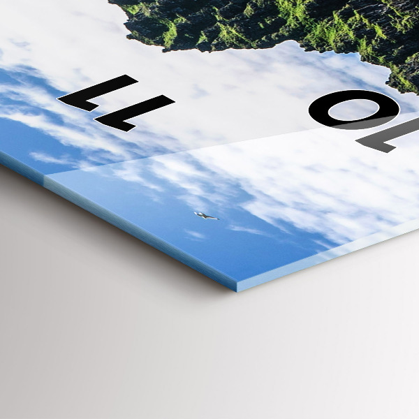 Vertikálne hodiny Islandská rezervácia Hornstrandir