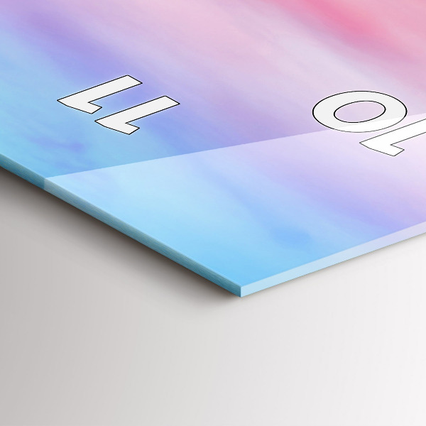 Vertikálne hodiny Pohľad na hory na Islande