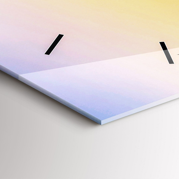 Vertikálne hodiny Hora ľadu a východ slnka