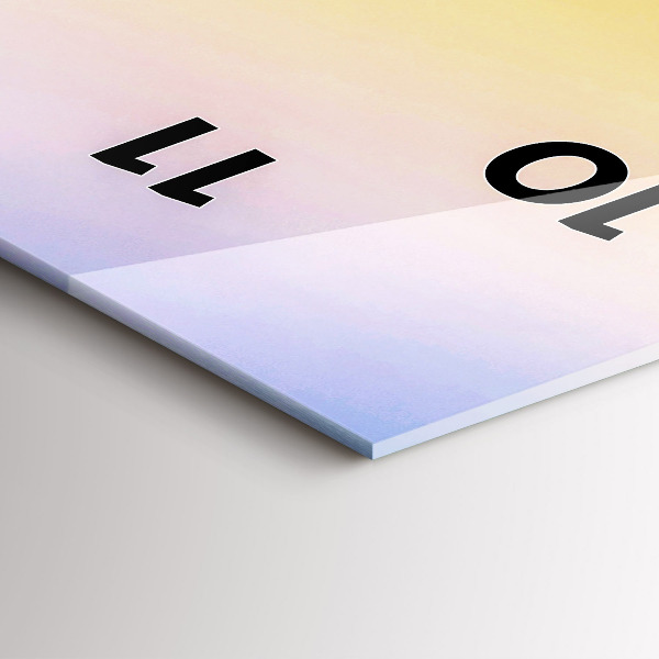 Vertikálne hodiny Hora ľadu a východ slnka