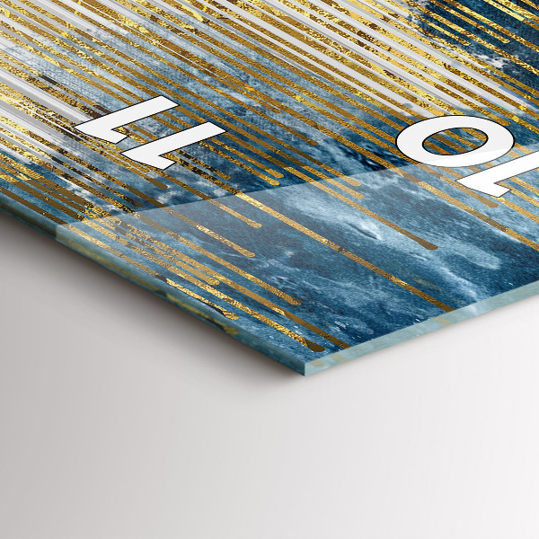 Vertikálne hodiny Ozdobný vzor a zlatá