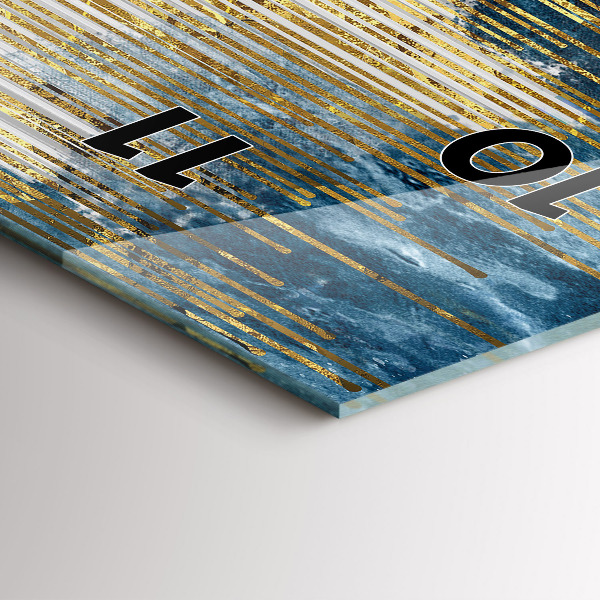 Vertikálne hodiny Ozdobný vzor a zlatá