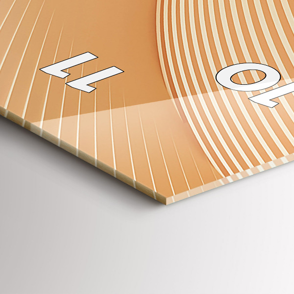 Vertikálne hodiny Abstraktný vzor vlny