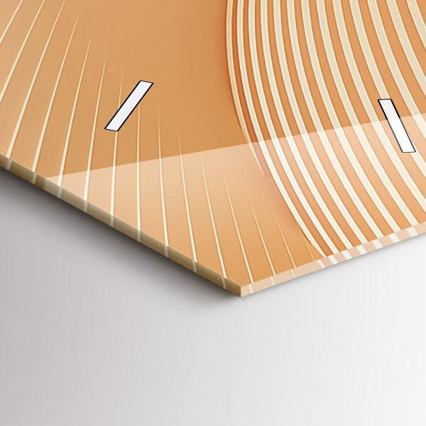 Vertikálne hodiny Abstraktný vzor vlny