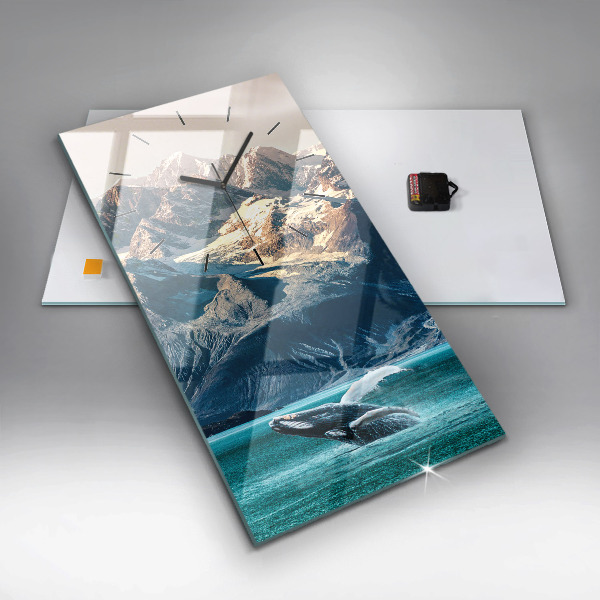 Vertikálne hodiny Vodná veľryba