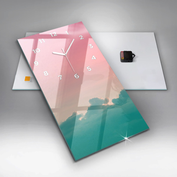 Vertikálne hodiny Obloha a stúpanie hôr