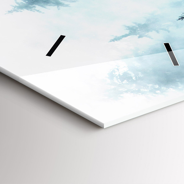 Vertikálne hodiny Hmlový les