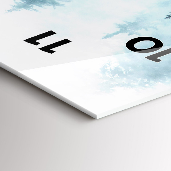 Vertikálne hodiny Hmlový les