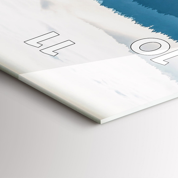 Vertikálne hodiny Horská krajina