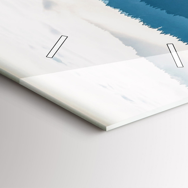 Vertikálne hodiny Horská krajina